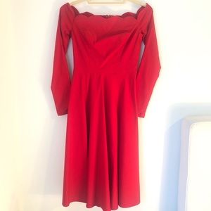 Women's Off Shoulder Swing Dress Party  Dress